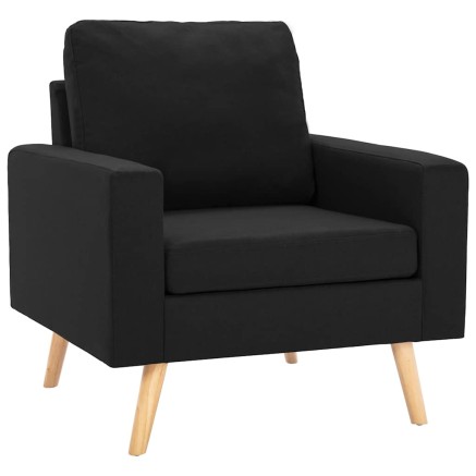 Fauteuil Noir Tissu 2