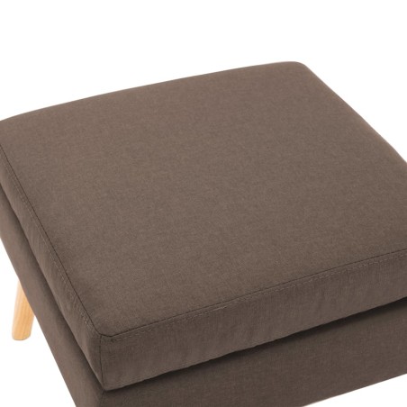 Repose-pied Marron Tissu