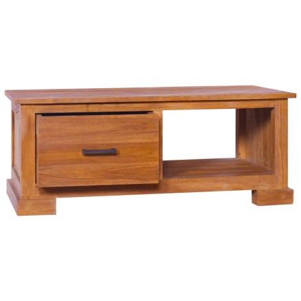 Meuble TV 90x50x37 cm Bois de teck massif 2