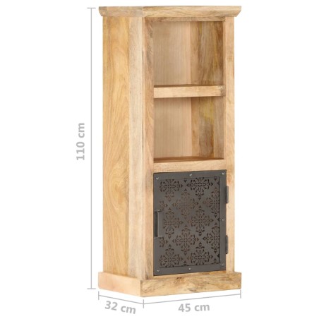 Buffet avec porte 45x32x110 cm Bois de manguier solide