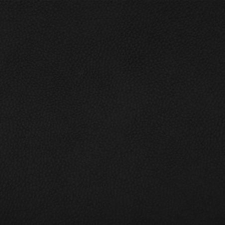 Chaise de bureau pivotante Noir Similicuir