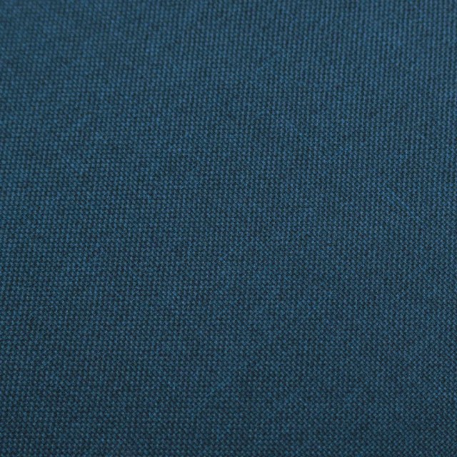 Tabourets de bar lot de 2 bleu tissu