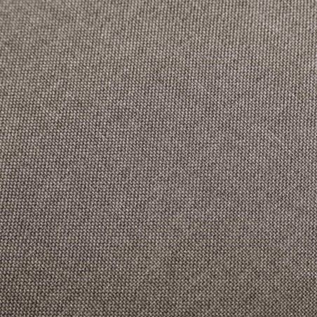 Tabourets de bar lot de 2 taupe tissu