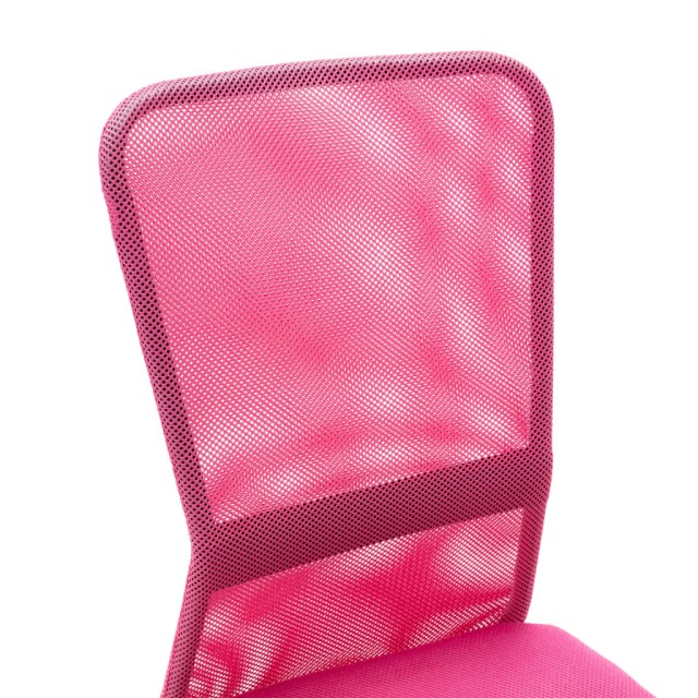 Chaise de bureau Rose 44x52x100 cm Tissu en maille