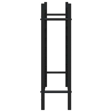 Casier à bouteilles pour 48 bouteilles Noir Métal