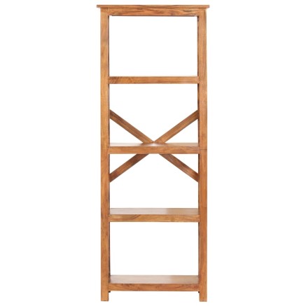 Bibliothèque 60x30x160 cm Bois massif d'acacia et finition miel 2