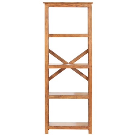 Bibliothèque 60x30x160 cm Bois massif d'acacia et finition miel