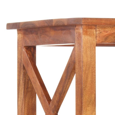 Bibliothèque 60x30x160 cm Bois massif d'acacia et finition miel