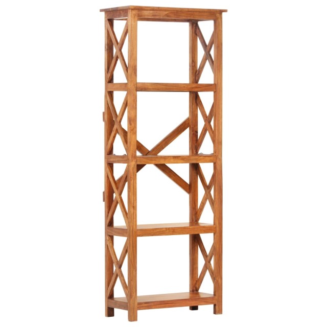 Bibliothèque 60x30x160 cm Bois massif d'acacia et finition miel