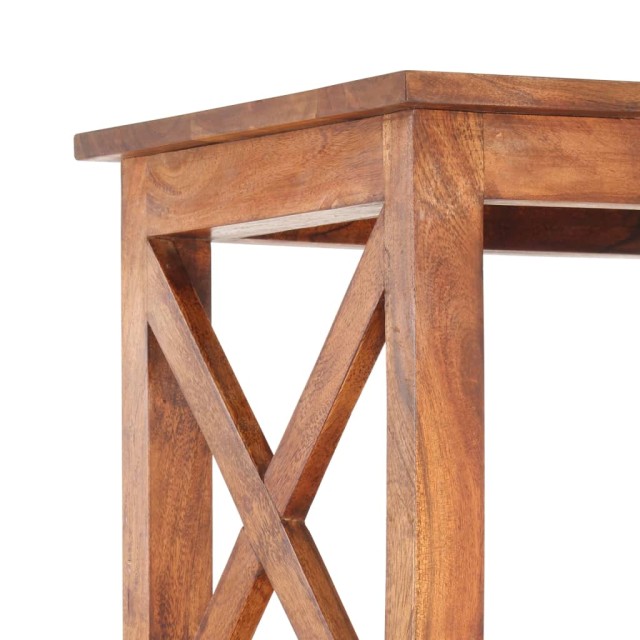 Bibliothèque 100x30x180cm Bois massif d'acacia et finition miel