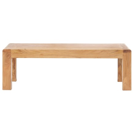 Table basse 110x60x35 cm Bois d'acacia massif et finition miel 2