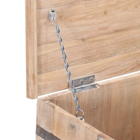 Coffre 90x40x40 cm Bois d'acacia solide