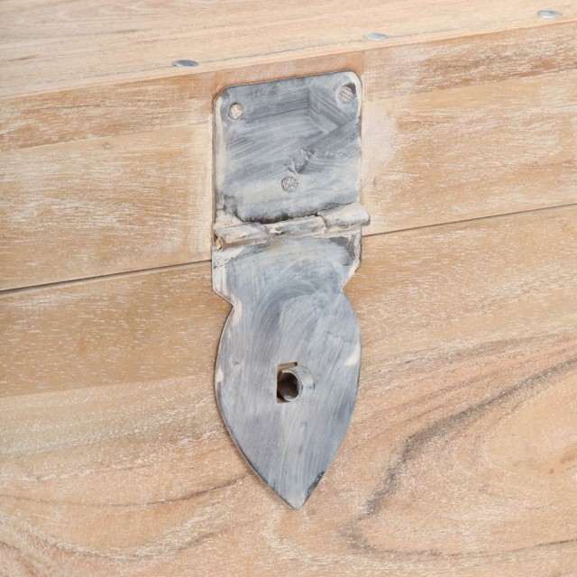 Coffre 40x40x40 cm Bois d'acacia solide