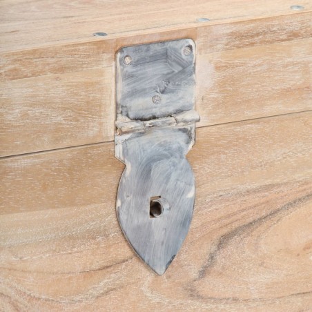 Coffre 40x40x40 cm Bois d'acacia solide