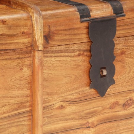 Coffre de rangement 90x40x40 cm Bois d'acacia solide