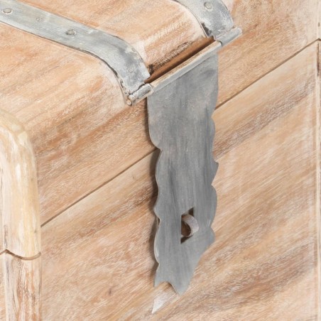 Coffre de rangement 90x40x40 cm bois d'acacia solide