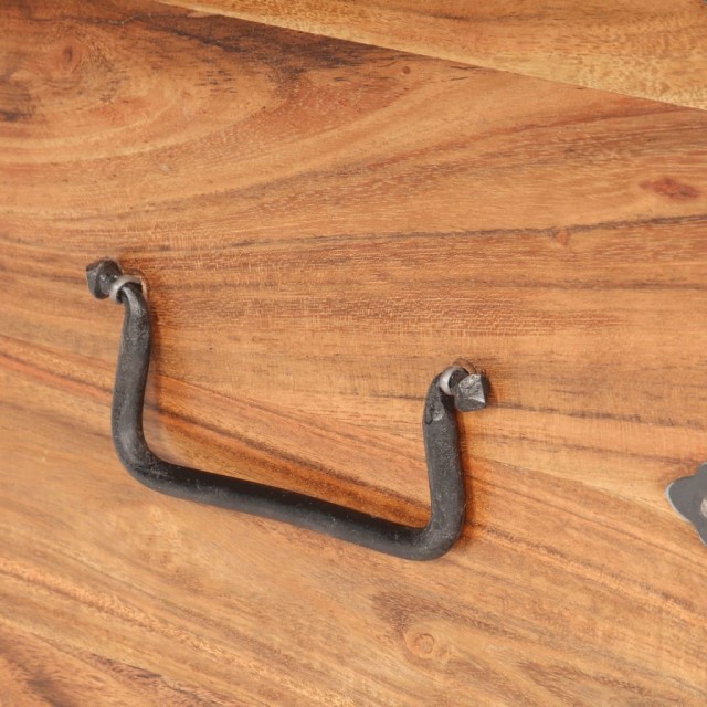 Coffre 40x40x40 cm Bois d'acacia solide