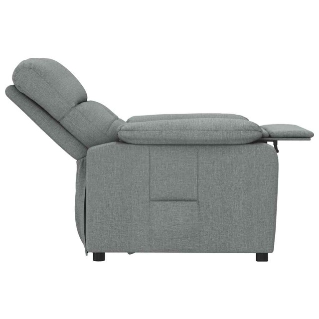 Fauteuil inclinable Gris foncé Tissu