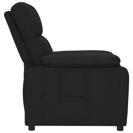 Fauteuil inclinable Noir Tissu