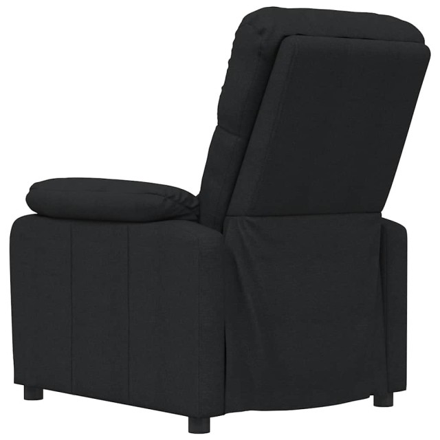 Fauteuil inclinable Noir Tissu