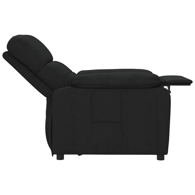 Fauteuil inclinable Noir Tissu