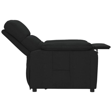 Fauteuil inclinable Noir Tissu