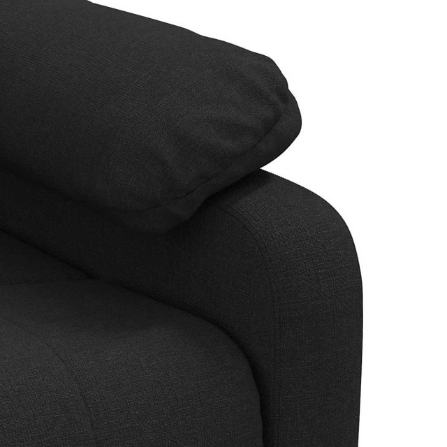 Fauteuil inclinable Noir Tissu