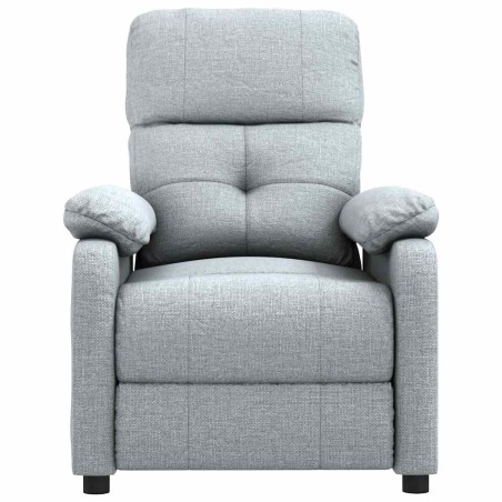Fauteuil de massage Gris clair Tissu