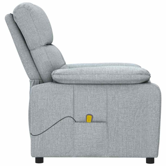 Fauteuil de massage Gris clair Tissu