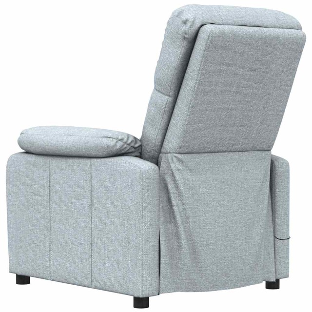 Fauteuil de massage Gris clair Tissu