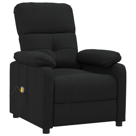 Fauteuil de massage Noir Tissu 2