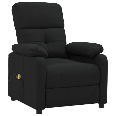 Fauteuil de massage Noir Tissu