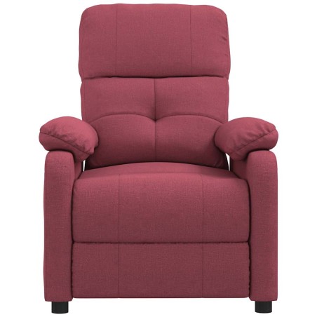Fauteuil de massage Rouge bordeaux Tissu