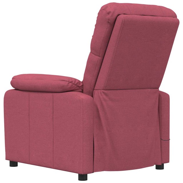 Fauteuil de massage Rouge bordeaux Tissu