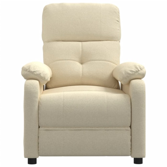 Fauteuil de massage Crème Tissu