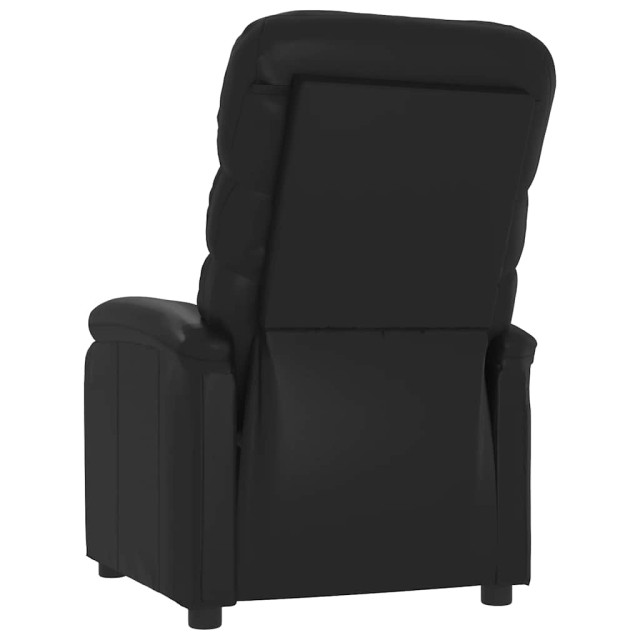 Fauteuil inclinable Noir Similicuir