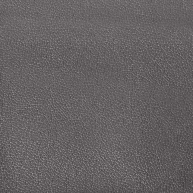 Fauteuil inclinable réglable avec repose-pieds gris similicuir