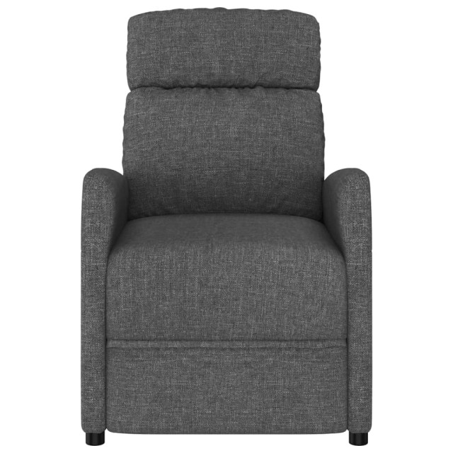 Fauteuil de massage Gris foncé Tissu