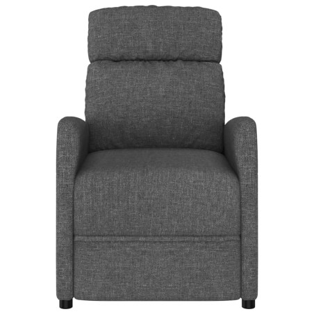 Fauteuil de massage Gris foncé Tissu