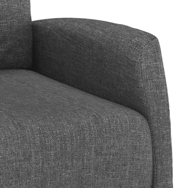 Fauteuil de massage Gris foncé Tissu