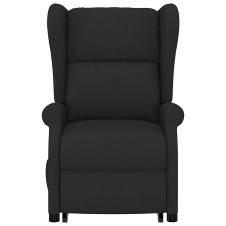 Fauteuil de massage Noir Tissu