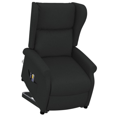 Fauteuil de massage Noir Tissu