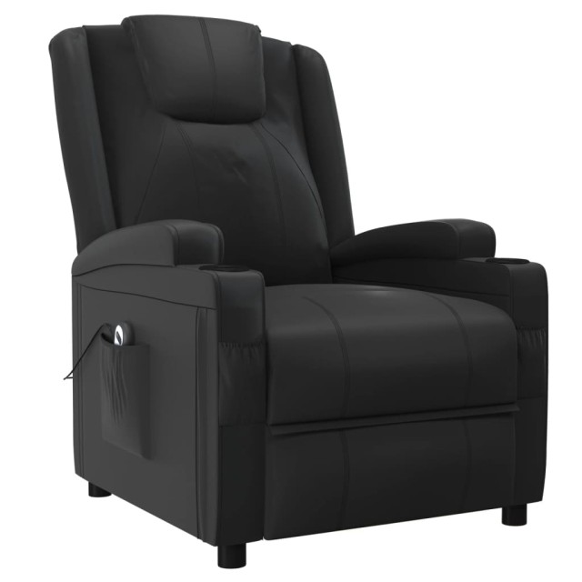 Fauteuil Noir Similicuir