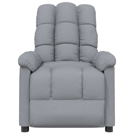 Fauteuil inclinable Gris clair Tissu