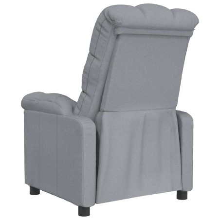 Fauteuil inclinable Gris clair Tissu