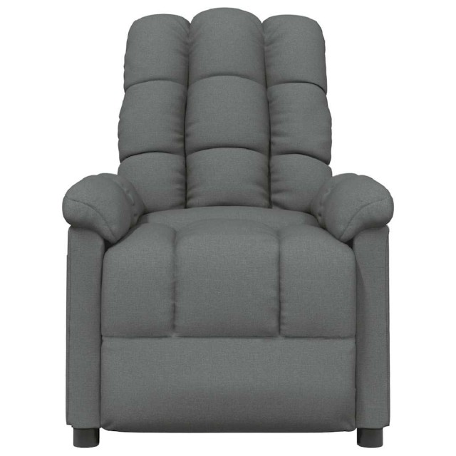 Fauteuil inclinable Gris foncé Tissu