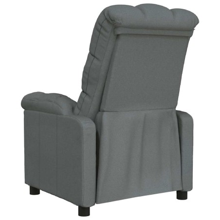 Fauteuil inclinable Gris foncé Tissu