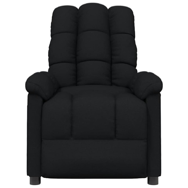 Fauteuil inclinable Noir Tissu