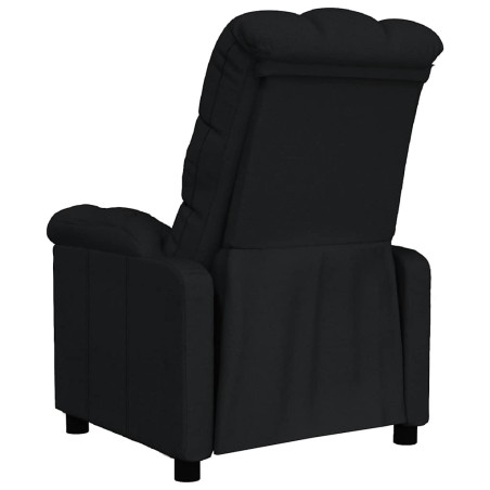 Fauteuil inclinable Noir Tissu