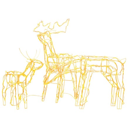 Cordon lumineux de Noël 3 pcs Rennes 229 LED 2